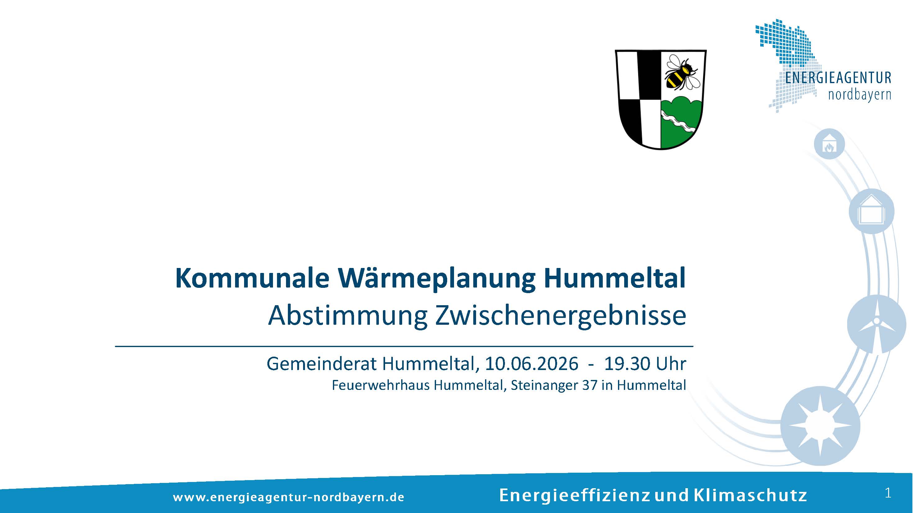 Zwischenergebnisse Kommunale Wärmeplanung Hummeltal